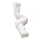 Amerimax Home Products Amerimax Flex-A-Spout 4.5 in. H X 4.5 in. W X 55 in. L White Vinyl Downspout Extension 85010 - alternate 4